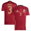 Maglia ufficiale Belgio Theate 3 Casa Euro 2024 per Uomo